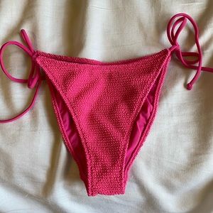 Kendall  + Kylie pink bikini bottoms